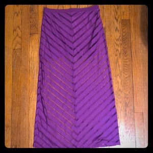 Purple maxi dress
